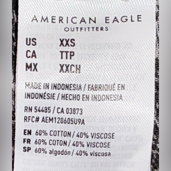 American Eagle Oversized Plaid Button Up - Picture 10 of 10